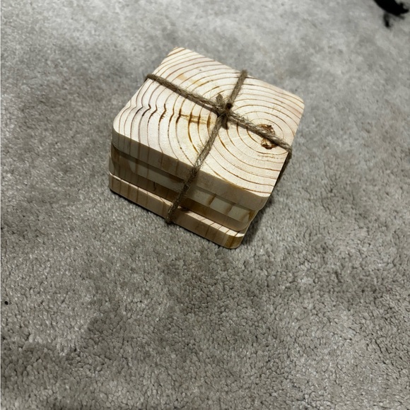 Wooden coaster set - Picture 5 of 5